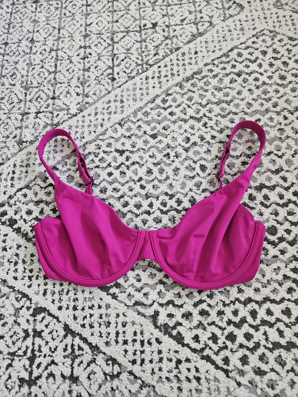 CUUP Bright Fuchsia Underwire Bikini Top